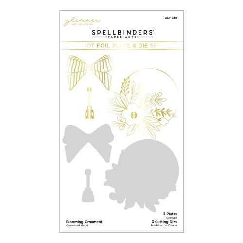 Spellbinders - Blooming Ornament Glimmer Hot Foil Plate & Die Set