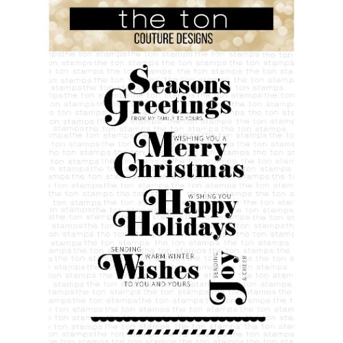 The Ton Stamps - Styled Christmas Sentiments 