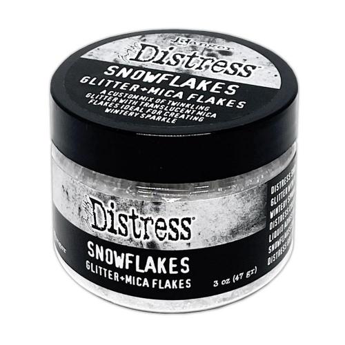 Tim Holtz Distress Glitter and Mica Flakes Snowflakes