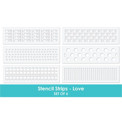 Taylored Expressions - Stencil Strips - Love