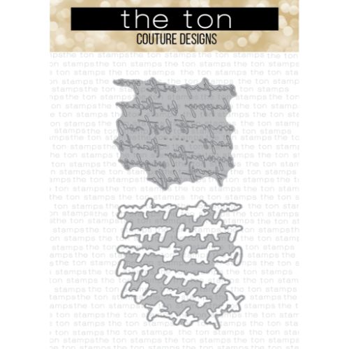 The Ton Stamps - Many Sentiments Coverplate Dies - Postage as per Actual