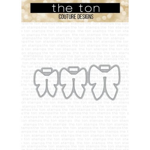 The Ton Stamps - Plaid Bows Coordinating Die