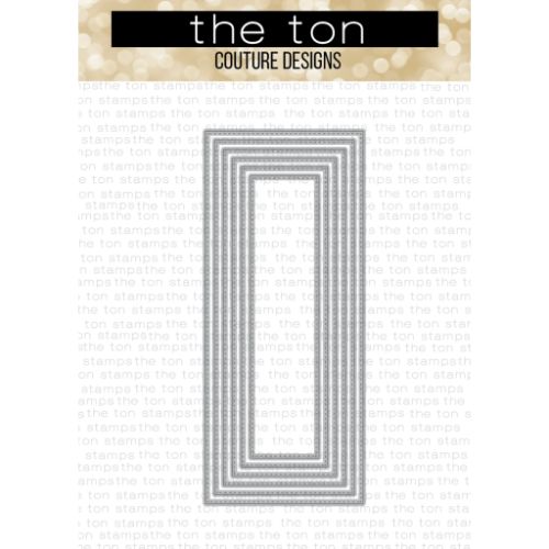 The Ton Stamps - SLIMLINE - Stitched Nested Dies