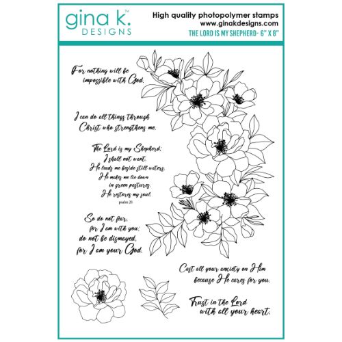 Gina K Designs - STAMPS- The Lord is my Shepherd