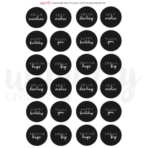 Uniquely Creative - Coastal Bliss Cut-a-Part Sheet Mini