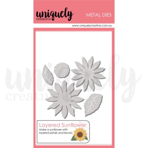 Uniquely Creative - Layered Sunflower Die