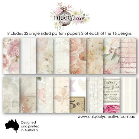 Uniquely Creative - Dear Diary 6 x 6 Collection Pack