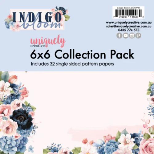 Uniquely Creative - Indigo Bloom 6 x 6 Collection Pack