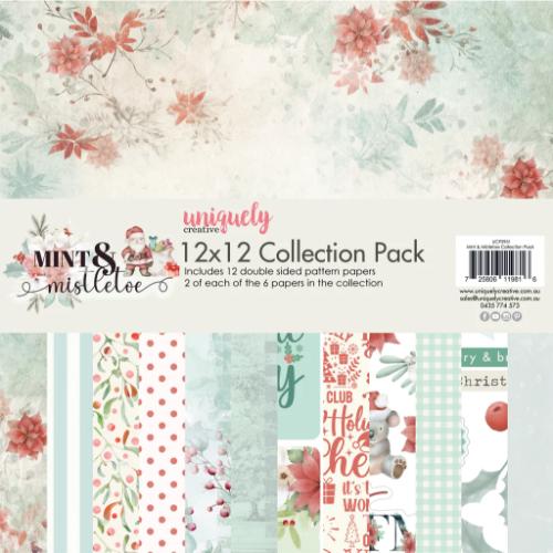 Uniquely Creative - Mint & Mistletoe 12 x 12 Collection Pack - Postage as per Actual