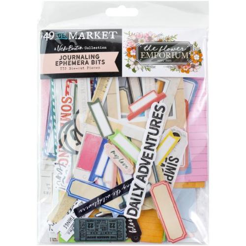 49 And Market Die-Cuts Journaling, The Flower Emporium