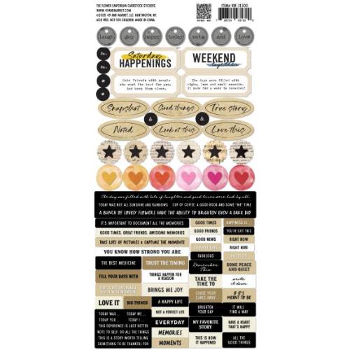 49 And Market Die-Cuts Cardstock Stickers By Vicki Boutin The Flower Emporium - Postage as per Actual