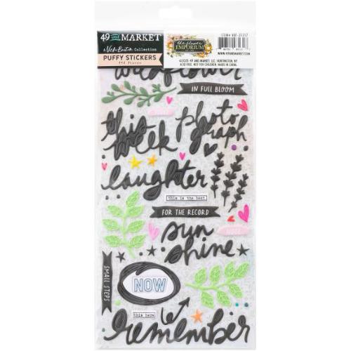 49 And Market Puffy Stickers The Flower Emporium - Postage as per Actual