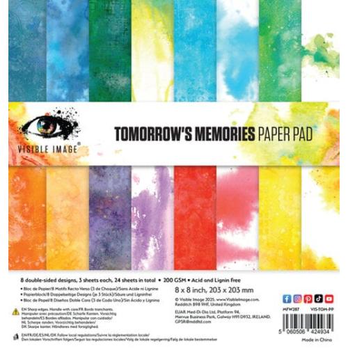 Visible Image Tomorrow's Memories 8x8 Inch Paper Pad (VIS-TOM-PP)