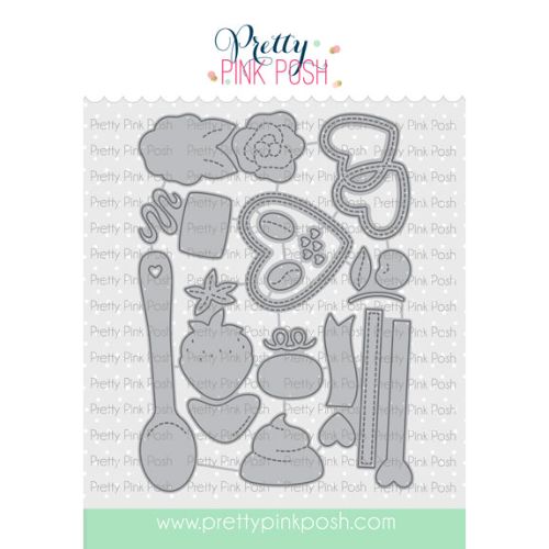 Pretty Pink Posh - Valentine Mug Addition (use with Winter Mug Die)