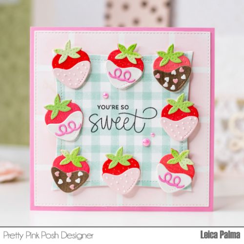 Pretty Pink Posh - Valentine Mug Addition (use with Winter Mug Die)