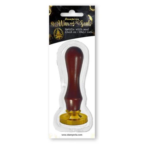 Stamperia The Owl's House Handle with Oval Seal Christmas Tree Wax and Seals (WAX04)