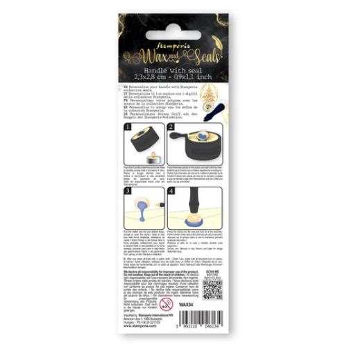 Stamperia The Owl's House Handle with Oval Seal Christmas Tree Wax and Seals (WAX04)