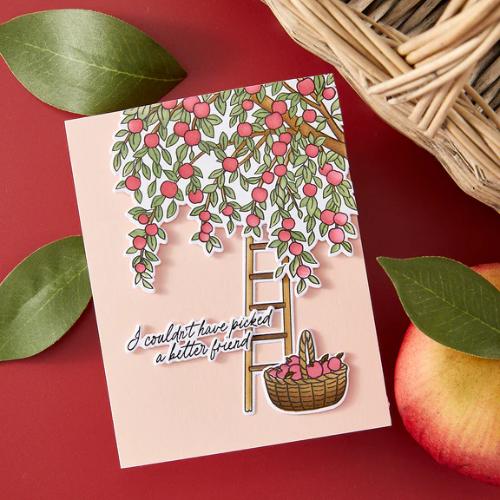 Hero Arts - In The Orchard Stamp & Cut & Stencil Bundle from the I Pick You Collection