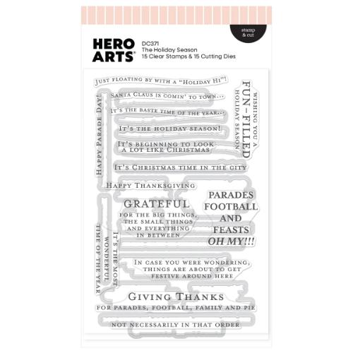 Hero Arts Oh What Fun Add-Ons Bundle - Postage as per Actual