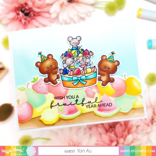 Waffle Flower - Fruity Cake Combo