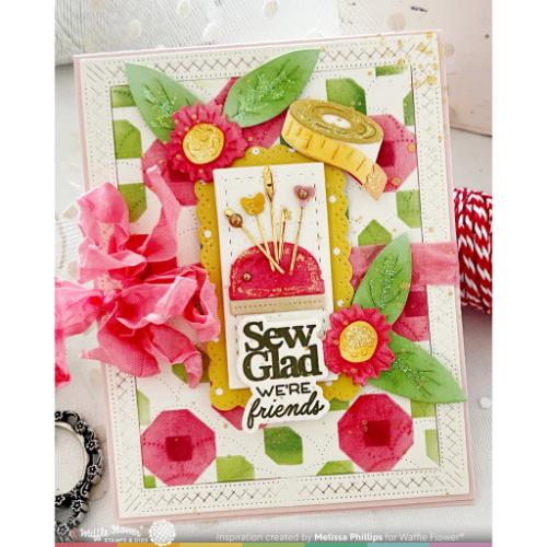 Waffle Flower - Quilted Hug Sentiments Combo