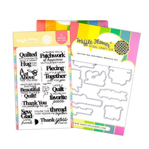 Waffle Flower - Quilted Hug Sentiments Combo