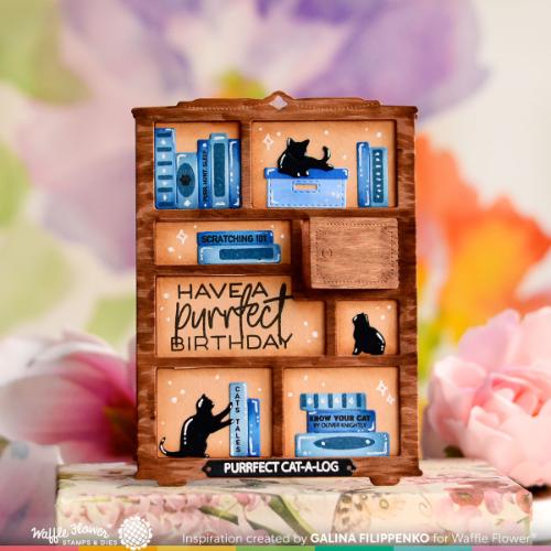 Waffle Flower - Simple Bookcase Die