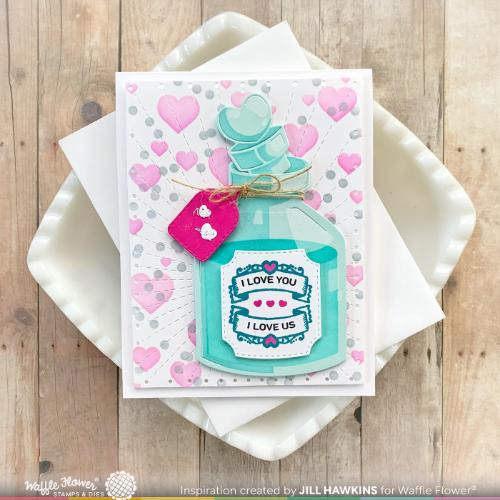 Waffle Flower - Love Potion Die-n-stencil
