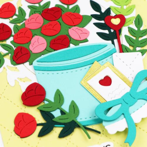 Waffle Flower - Flower Gift Box Die