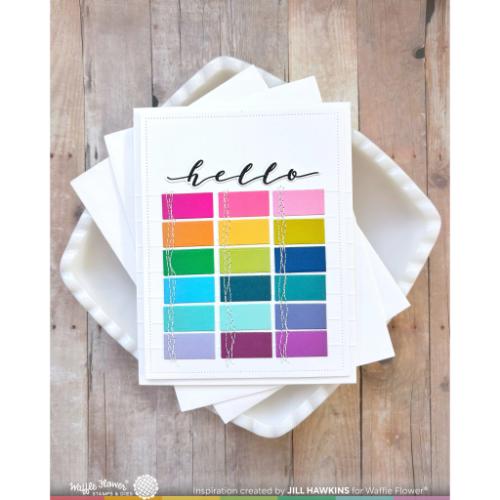 Waffle Flower - Script Greetings Combo