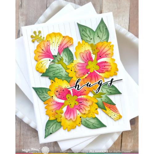 Waffle Flower - Script Greetings Combo