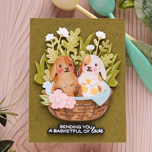 Waffle Flower - Basketful Sentiments Combo
