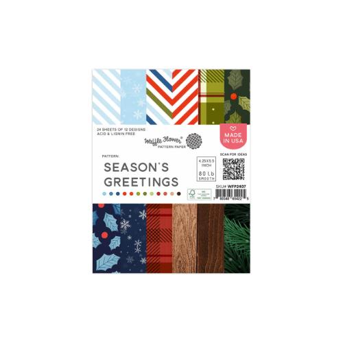 Waffle Flower - Season's Greetings Paper Pad