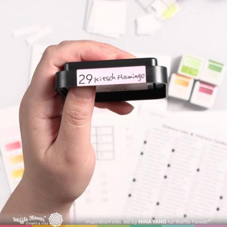 Waffle Flower - Printed Numbers for Ink Swatch Label Die (2 sets of 1-96)