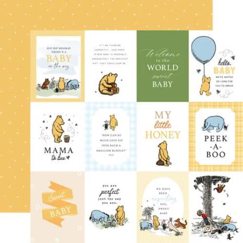 Echo Park Winnie The Pooh Baby 12x12 Inch Collection Kit (WPB442016) - Postage as per Actual