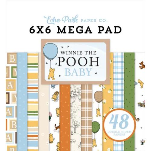 Echo Park Winnie The Pooh Baby 6x6 Inch Cardmakers Mega Pad (WPB442031)