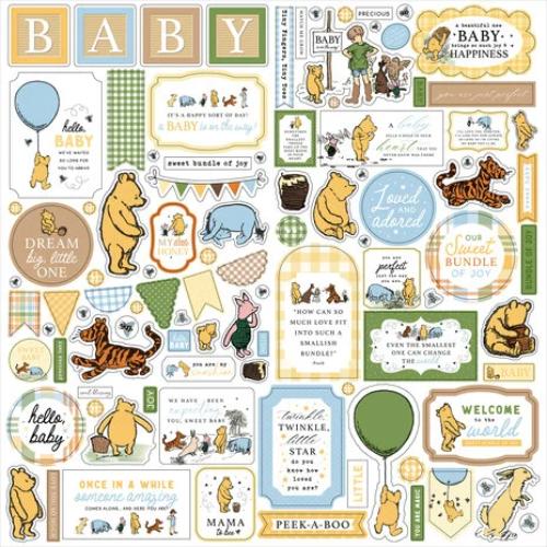 Echo Park Winnie The Pooh Baby Mega Bundle (WPB442050) - Postage as per Actual