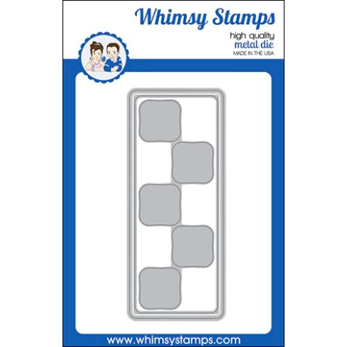 Whimsy Stamps - Slimline Window Tiles Die Set