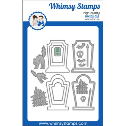 Whimsy Stamps - Build-a-Graveyard Die Set - Postage as per Actual