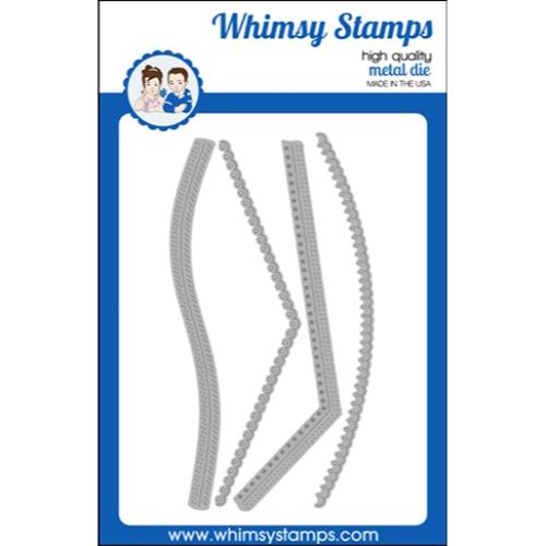 Whimsy Stamps - Slimline Envelope Edger Die Set
