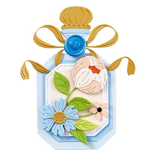 Spellbinders - Puffy Heart Mini 3D Wax Seal from the Mini Wax Seals Collection