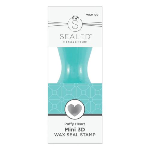 Spellbinders - Puffy Heart Mini 3D Wax Seal from the Mini Wax Seals Collection
