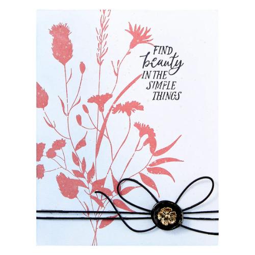 Spellbinders - Flower Mini 3D Wax Seal from the Mini Wax Seals Collection