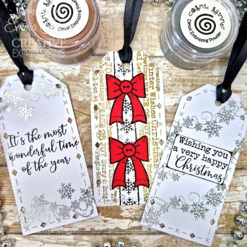 Woodware Clear Singles Winter Sampler 4 in x 6 in Stamp Set