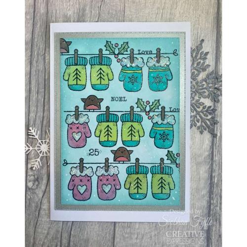 Woodware Clear Singles Tree Wishes 3 in x 4 in stamp Set