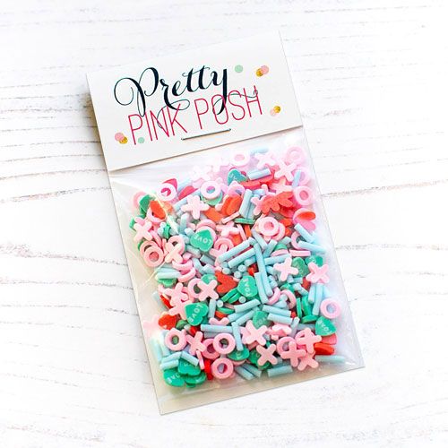 Pretty Pink Posh - XOXO Clay Confetti