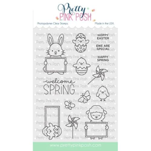 Pretty Pink Posh - Easter Signs Stamp Set