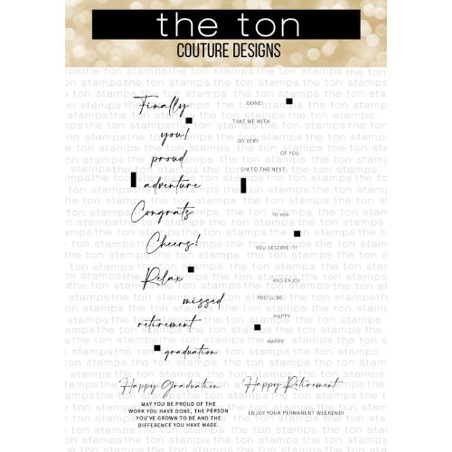 The Ton Stamps - Easy Expressions Cheers (Graduation/Retirement) 