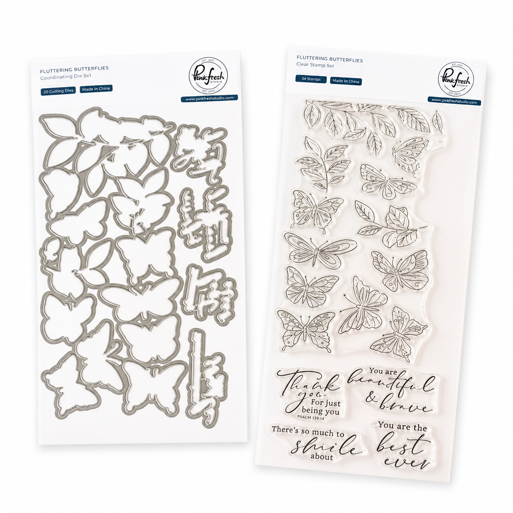 Pinkfresh Studio - Fluttering Butterflies Bundle