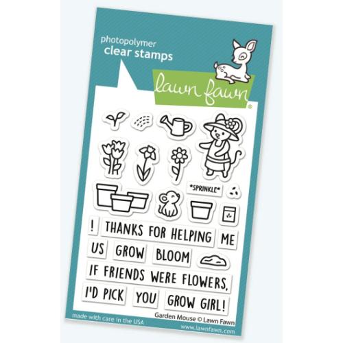 Lawn Fawn - Stamps - Garden Mouse